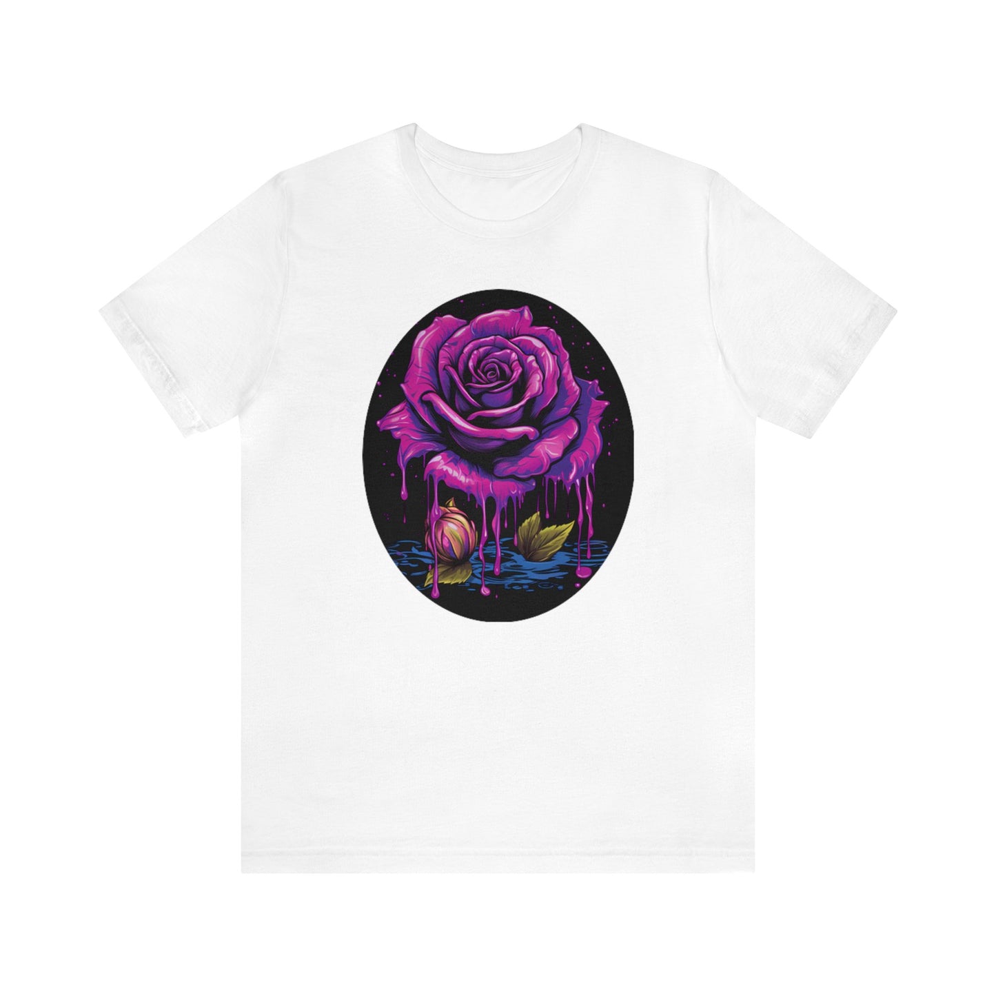 melting purple rose Unisex Jersey Short Sleeve Tee