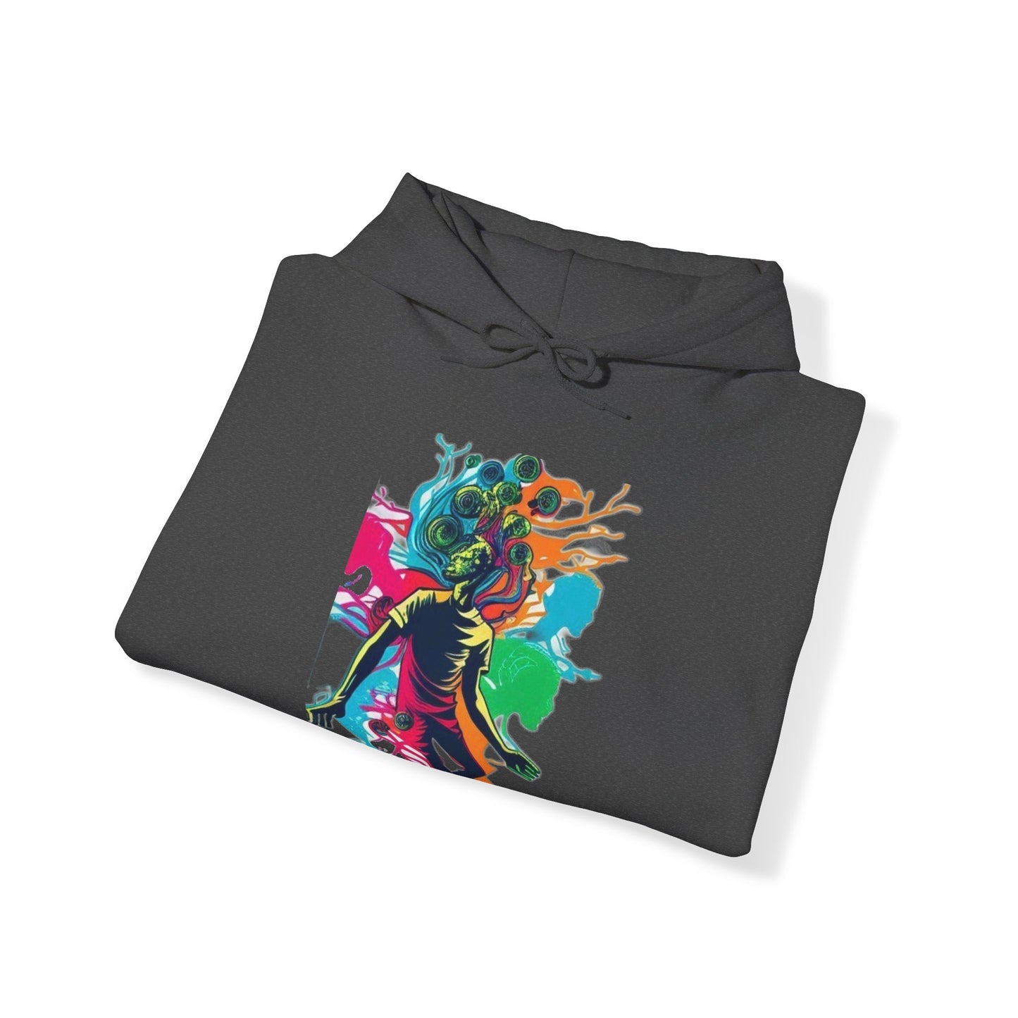 introspective trippy colorful Unisex Heavy Blend™ Hooded Sweatshirt