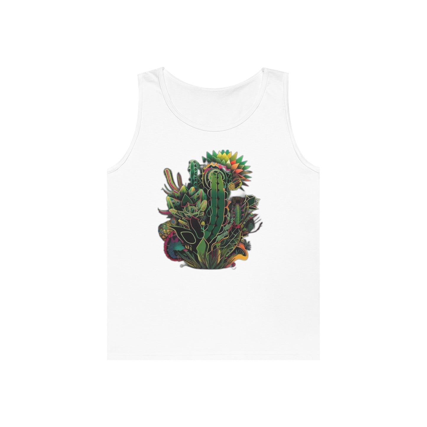 bright cactus Unisex Heavy Cotton Tank Top