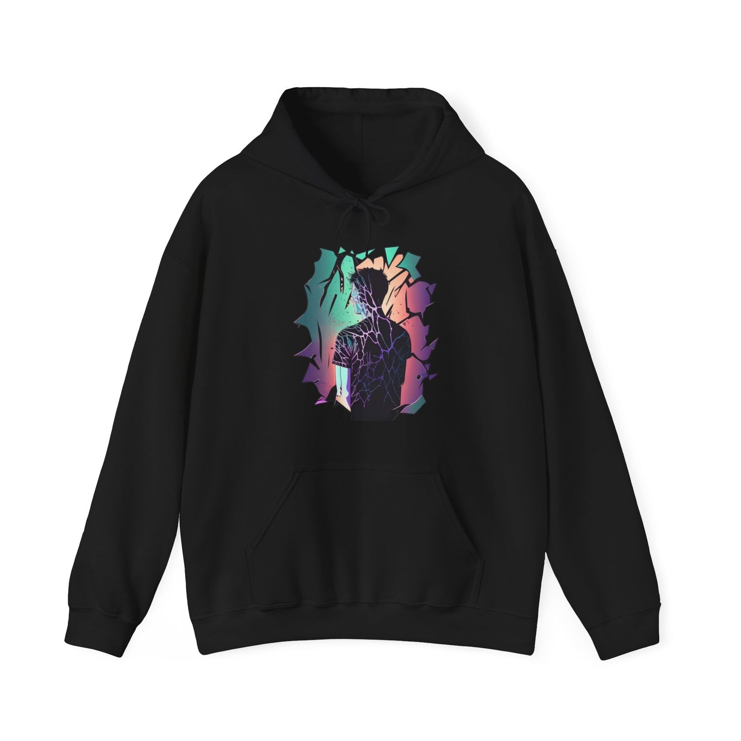 introspective trippy colorful Unisex Heavy Blend™ Hooded Sweatshirt