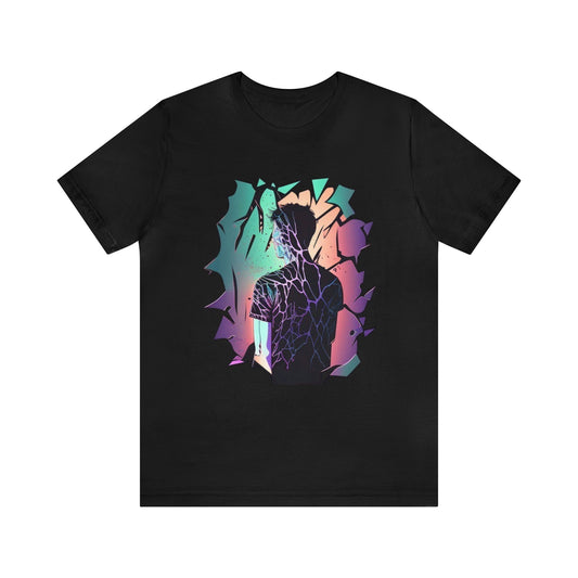 introspective trippy colorful Unisex Jersey Short Sleeve Tee