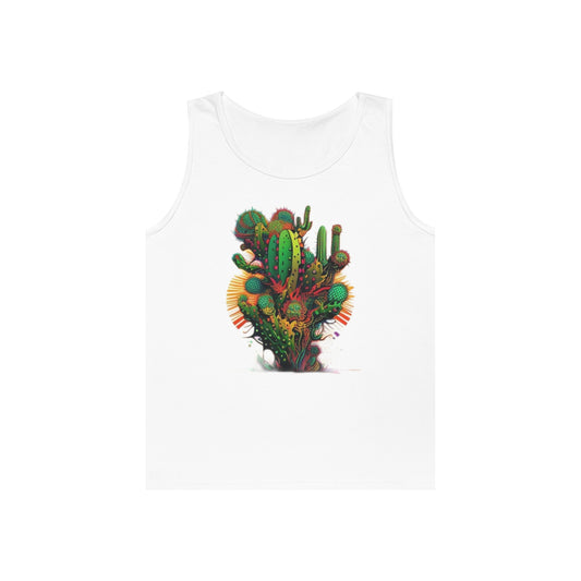 bright cactus Unisex Heavy Cotton Tank Top