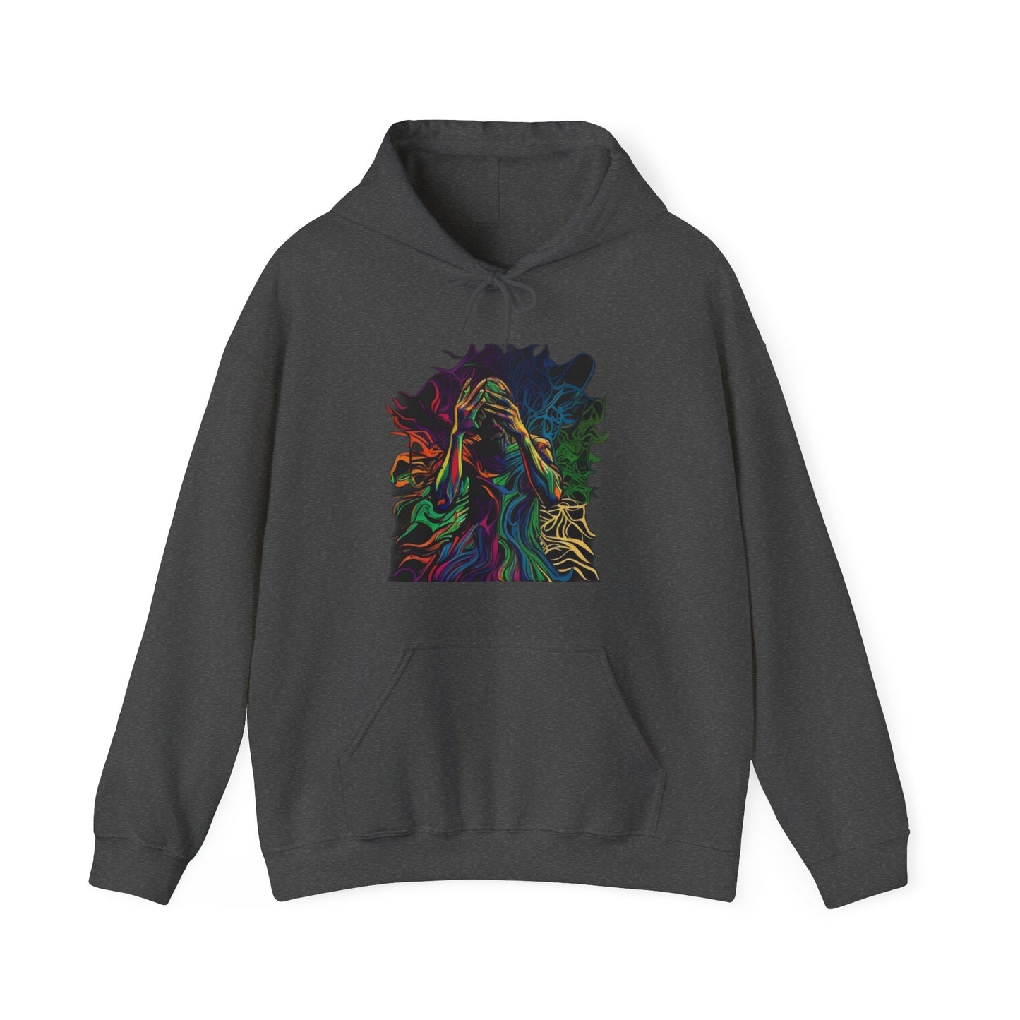 introspective trippy colorful Unisex Heavy Blend™ Hooded Sweatshirt