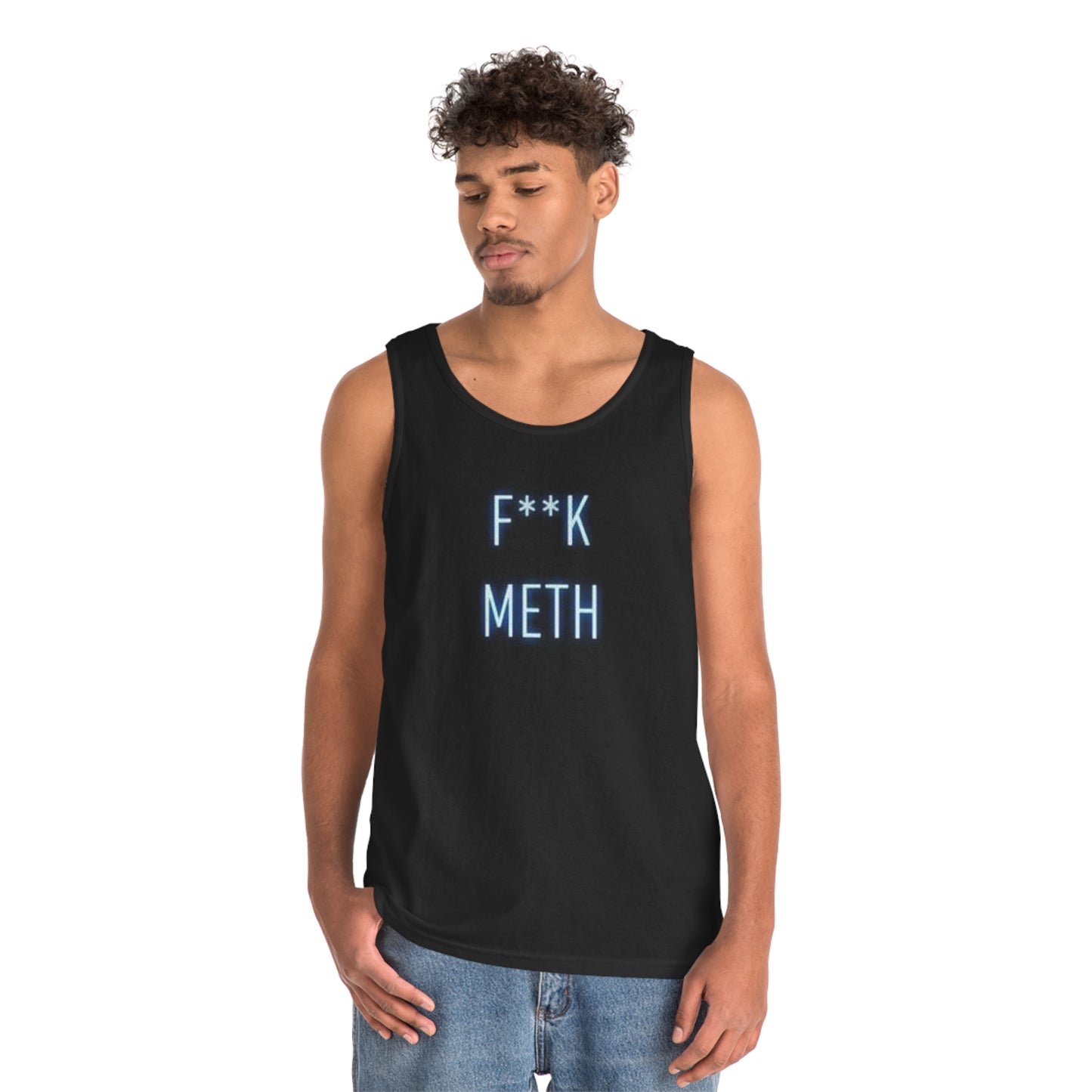 anti drug Unisex Heavy Cotton Tank Top