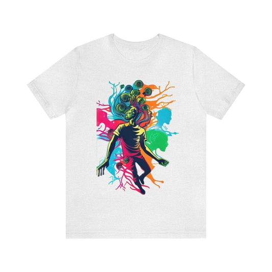 introspective trippy colorful Unisex Jersey Short Sleeve Tee