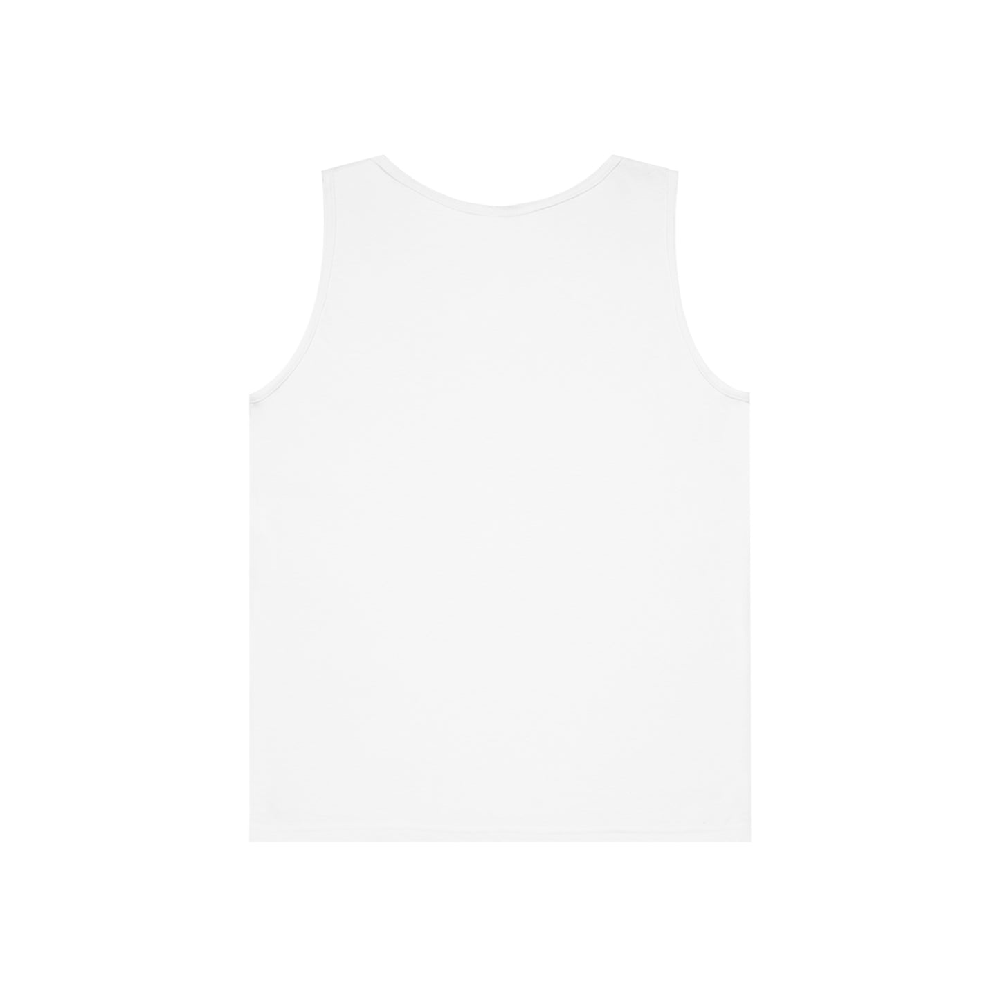 smiling blurry black and white mushroom trippy Unisex Heavy Cotton Tank Top