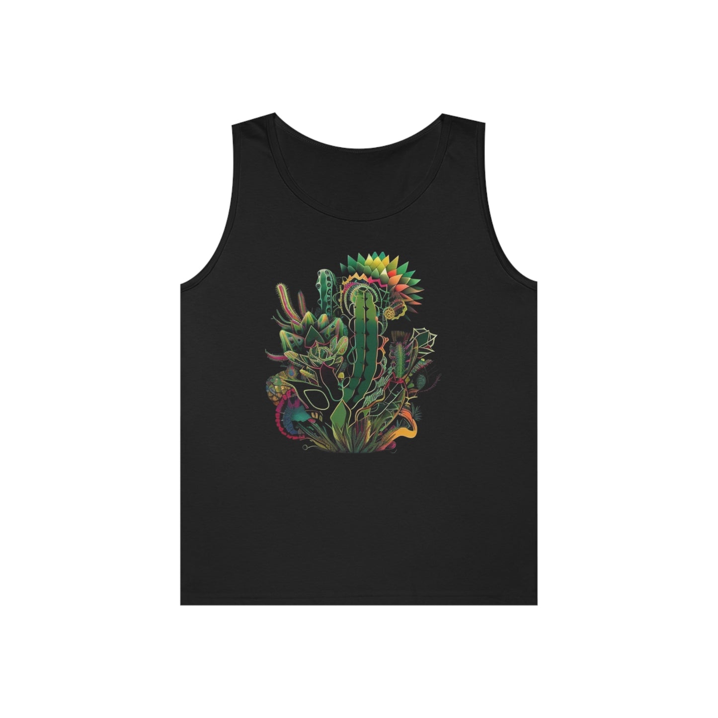 bright cactus Unisex Heavy Cotton Tank Top