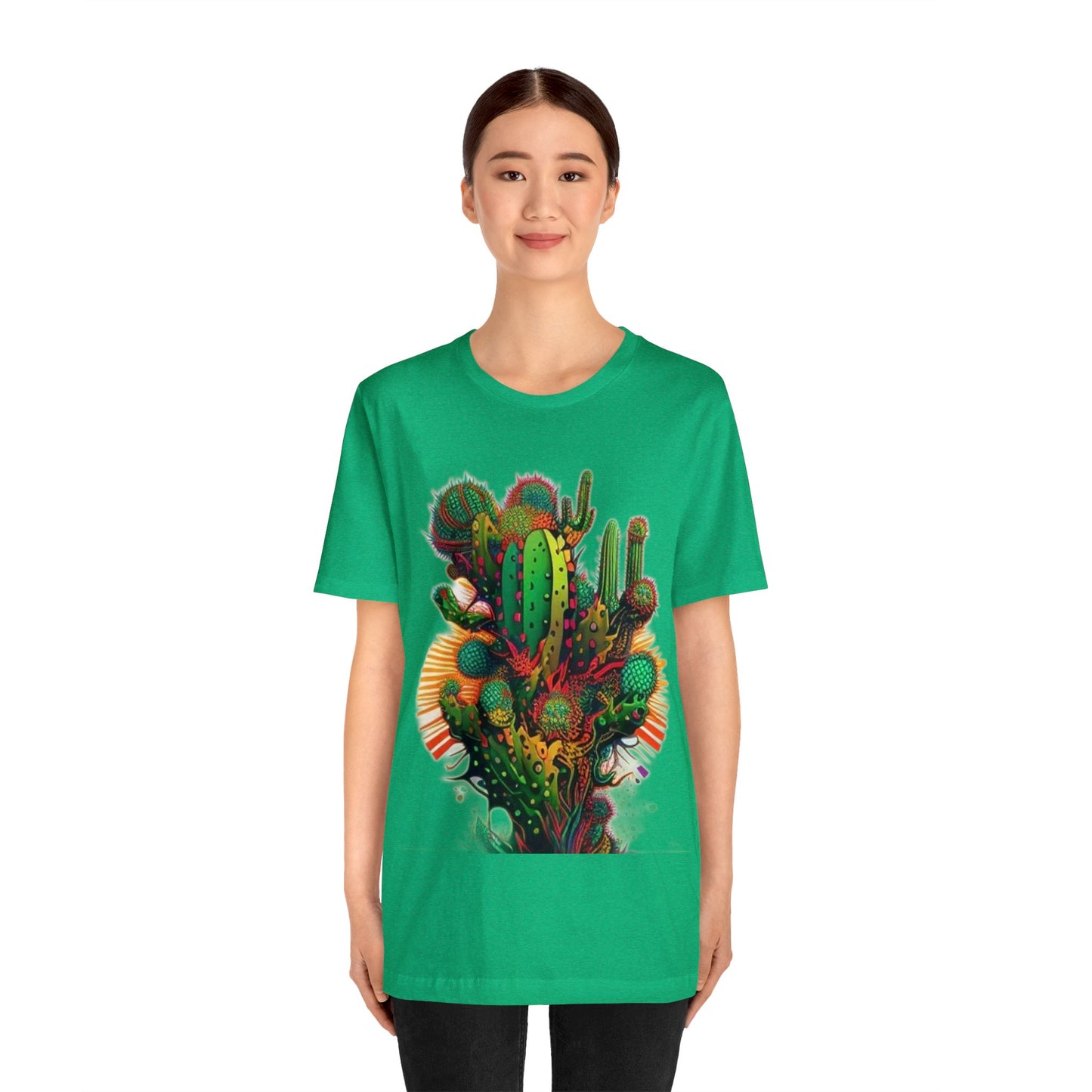 bright cactus Unisex Jersey Short Sleeve Tee