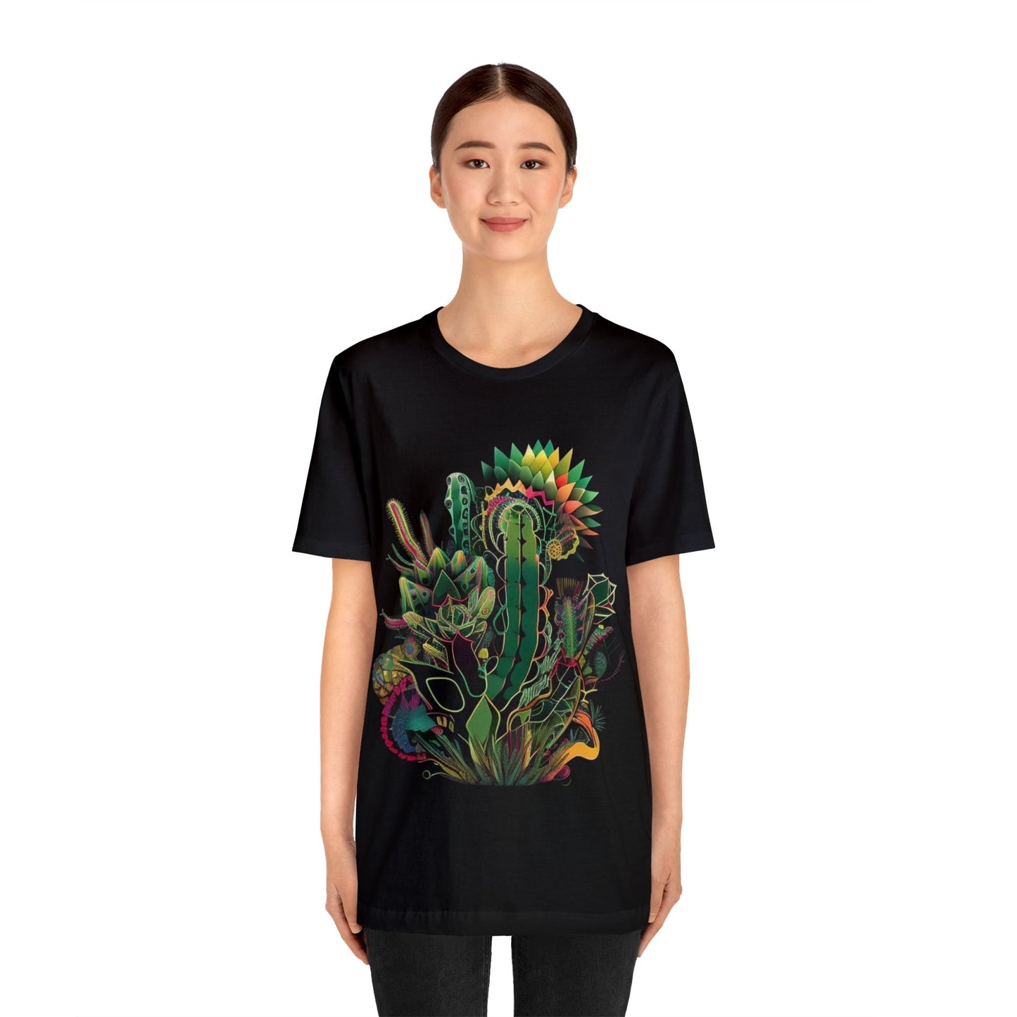 bright cactus Unisex Jersey Short Sleeve Tee