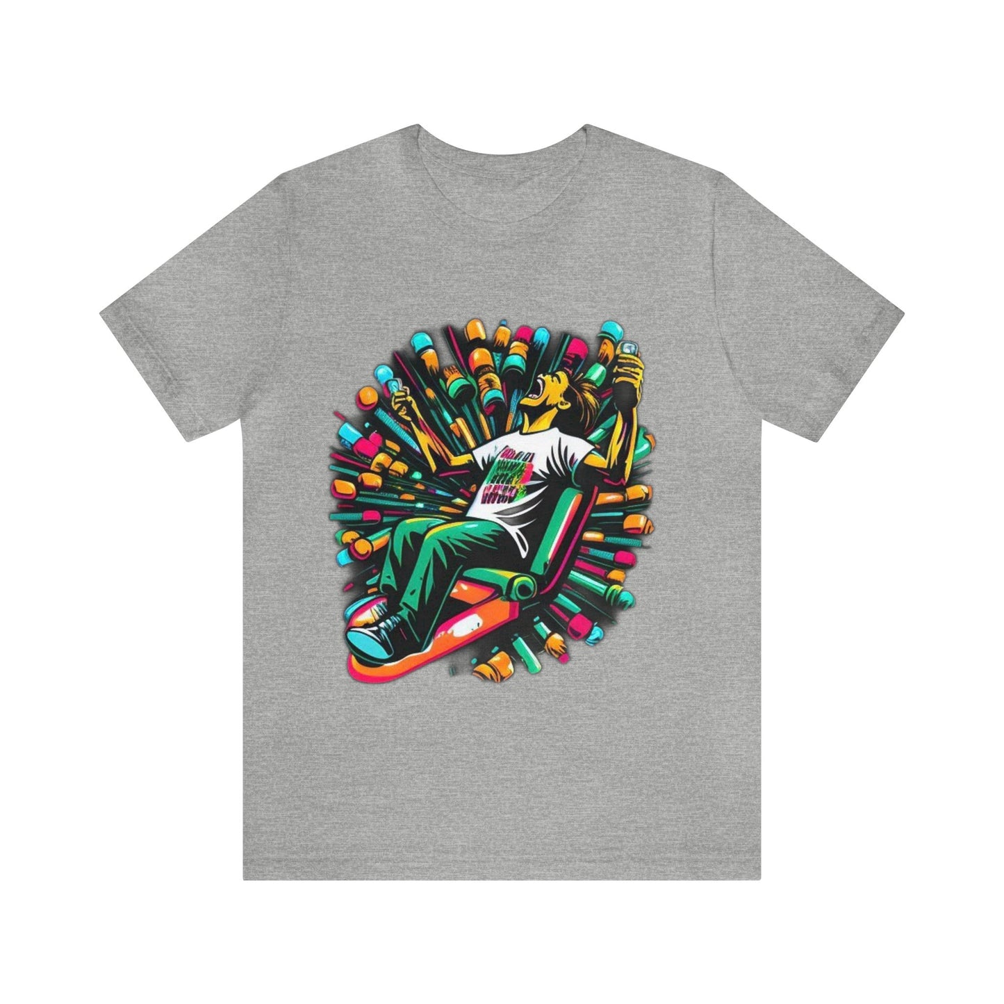 addiction symbolized trippy Unisex Jersey Short Sleeve Tee