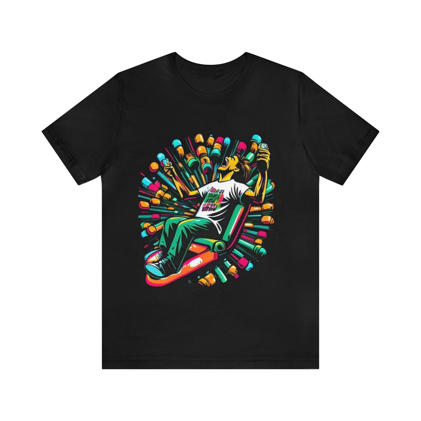 addiction symbolized trippy Unisex Jersey Short Sleeve Tee