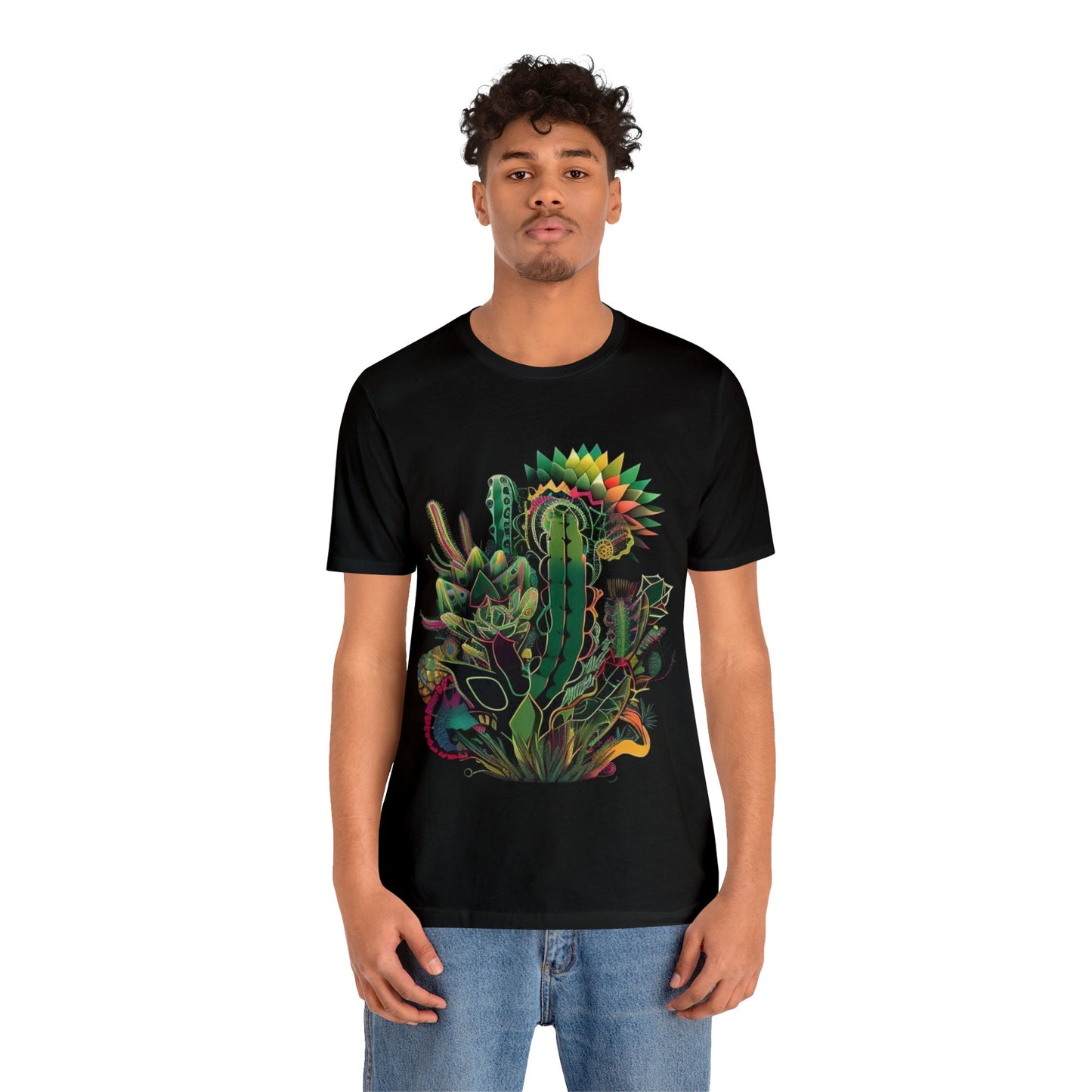 bright cactus Unisex Jersey Short Sleeve Tee