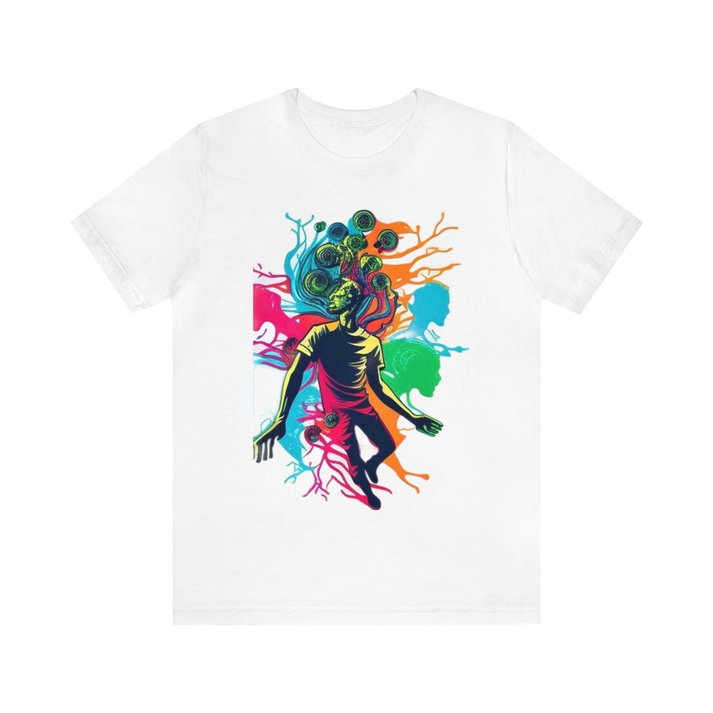 introspective trippy colorful Unisex Jersey Short Sleeve Tee