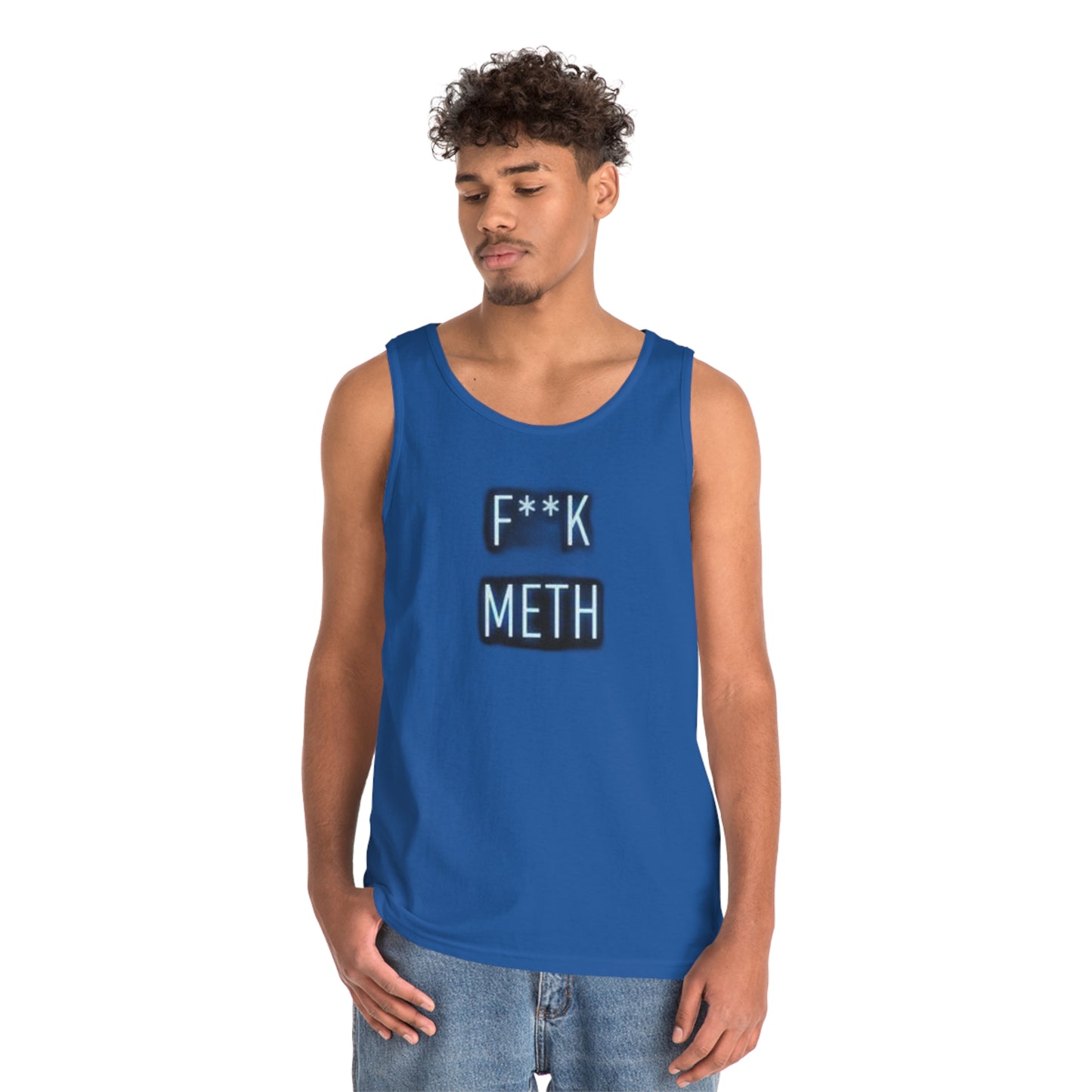 anti drug Unisex Heavy Cotton Tank Top