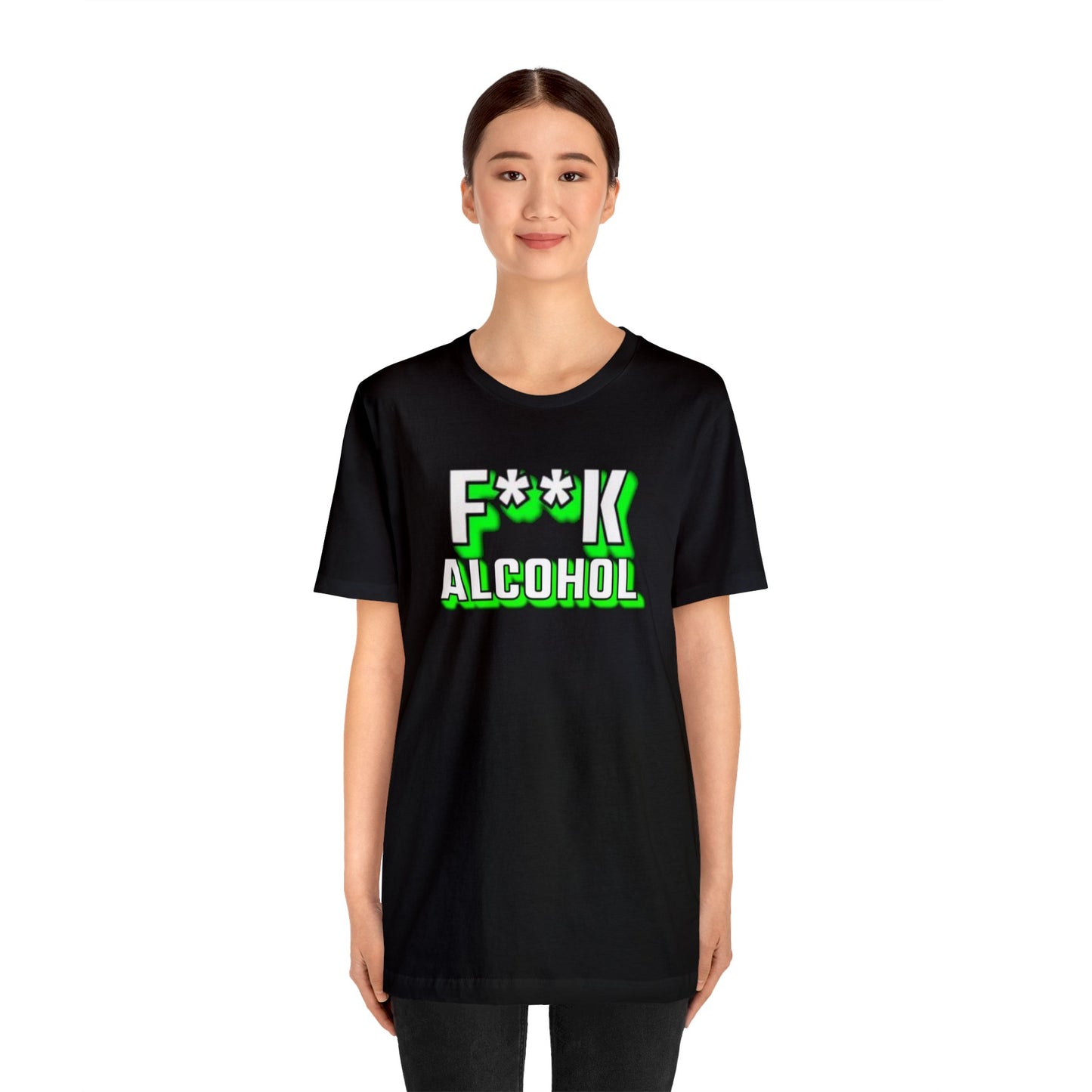 f alcohol Unisex Jersey Short Sleeve Tee