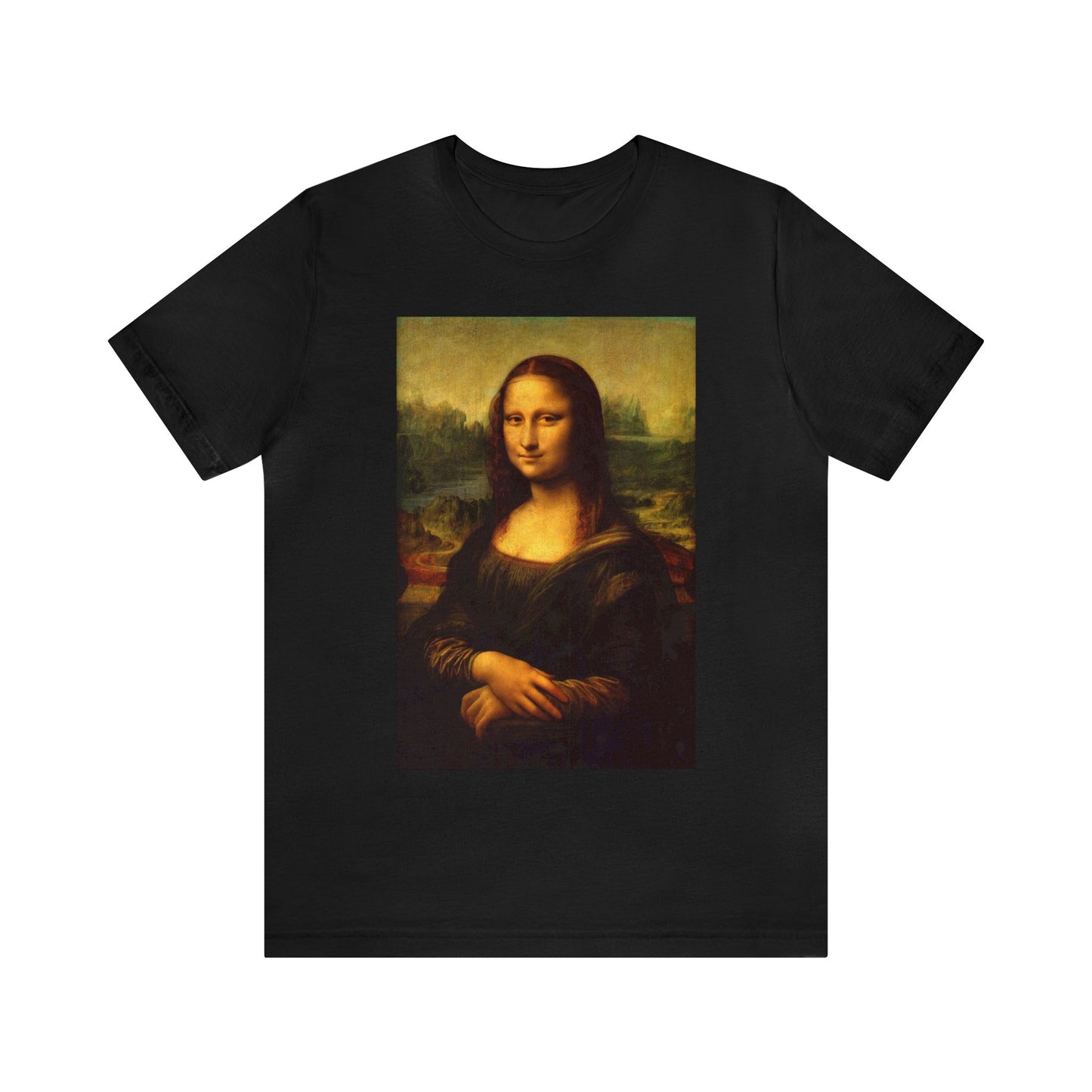 mona lisa Unisex Jersey Short Sleeve Tee