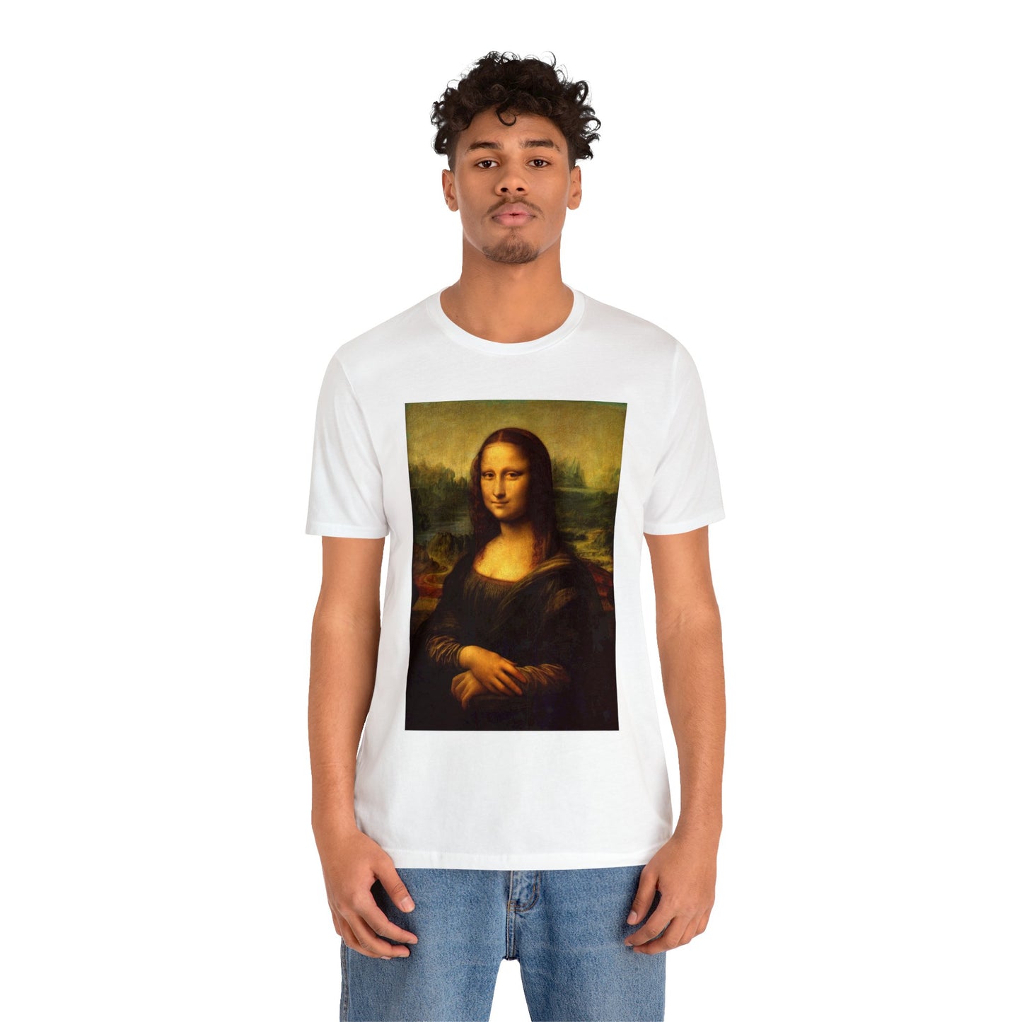 mona lisa Unisex Jersey Short Sleeve Tee