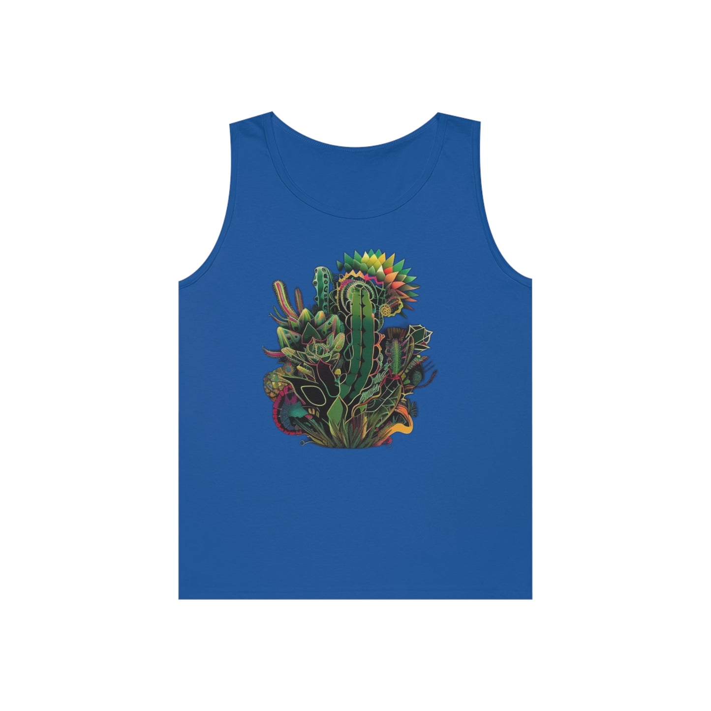 bright cactus Unisex Heavy Cotton Tank Top