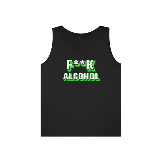 f alcohol Unisex Heavy Cotton Tank Top