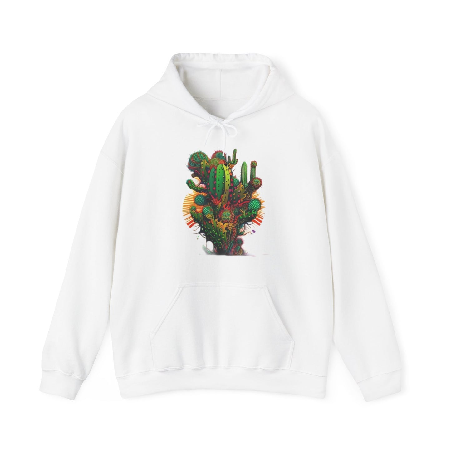 bright cactus Unisex Heavy Blend™ Hooded Sweatshirt