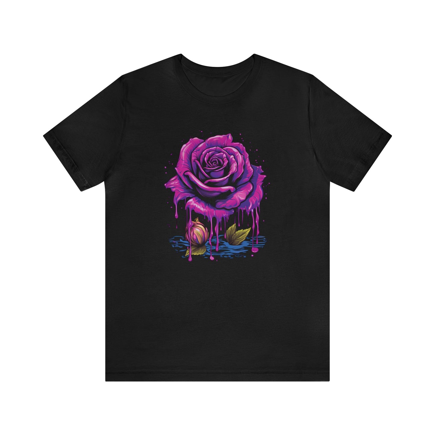 melting purple rose Unisex Jersey Short Sleeve Tee