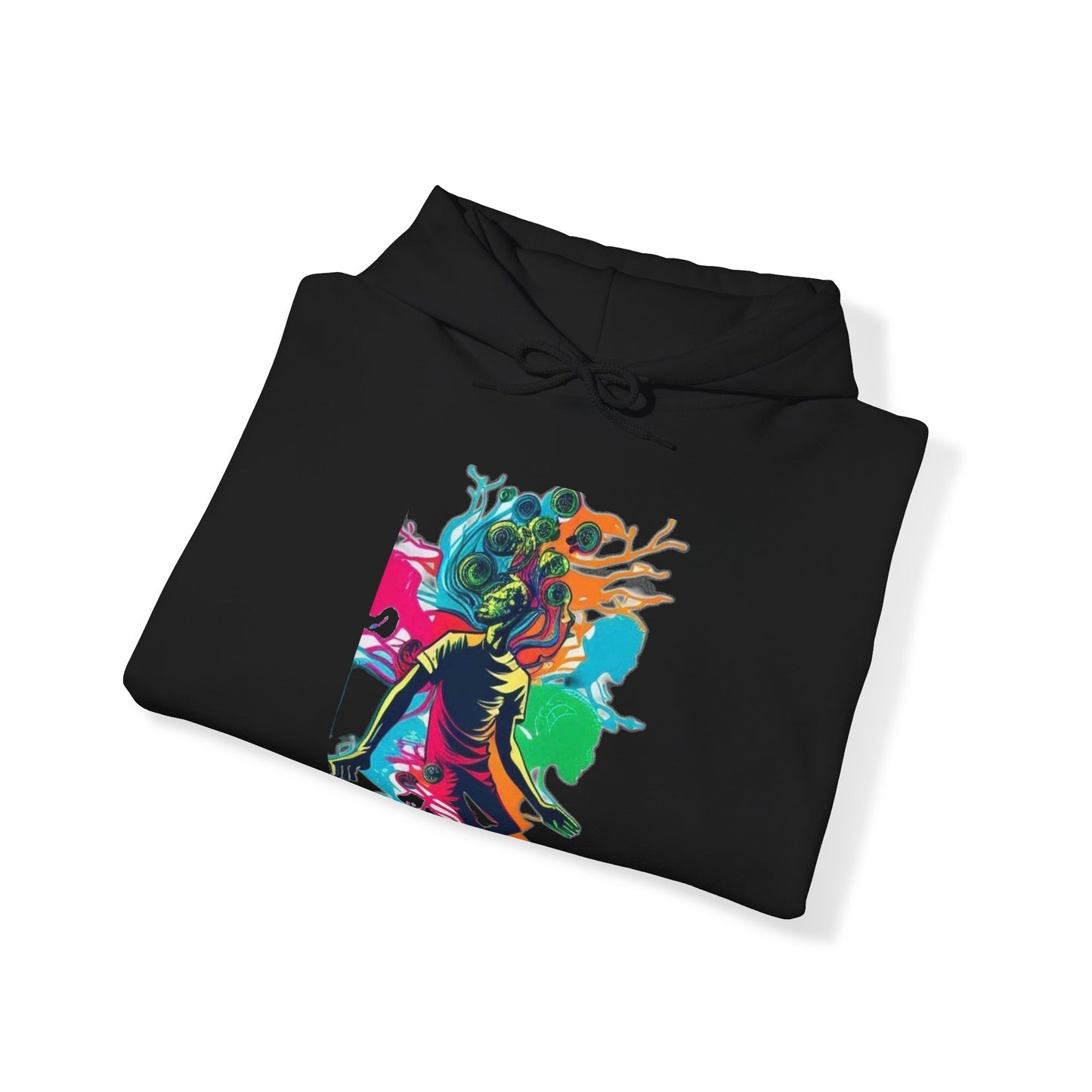 introspective trippy colorful Unisex Heavy Blend™ Hooded Sweatshirt