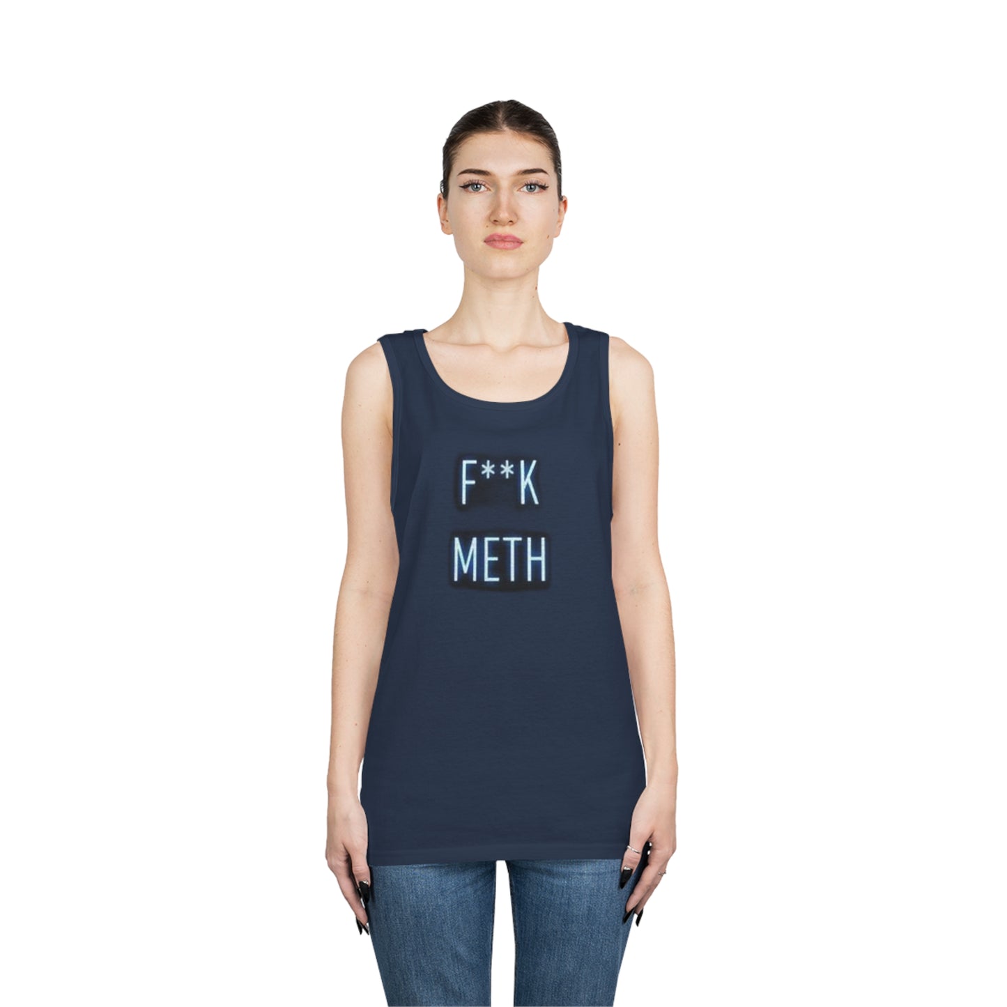 anti drug Unisex Heavy Cotton Tank Top