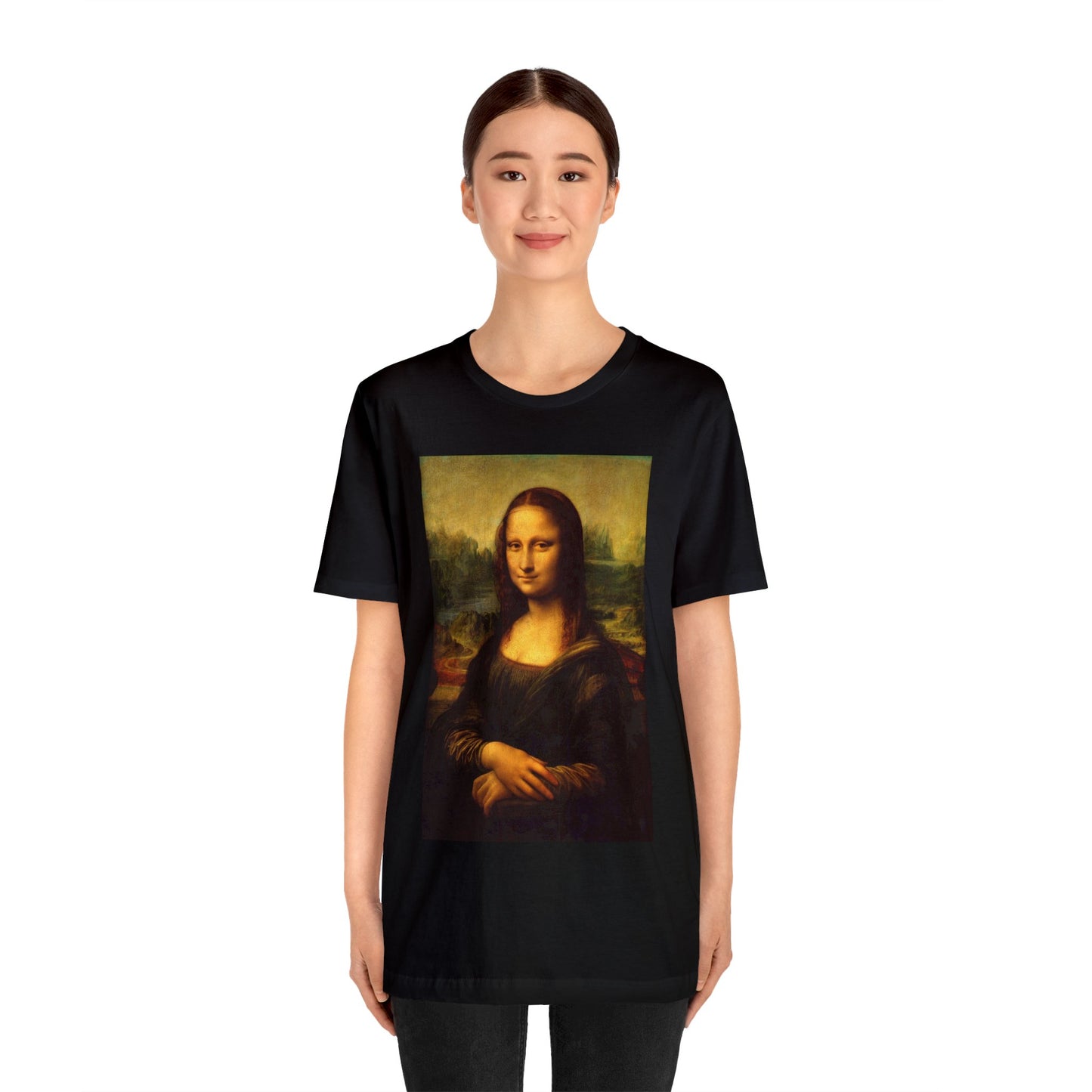 mona lisa Unisex Jersey Short Sleeve Tee