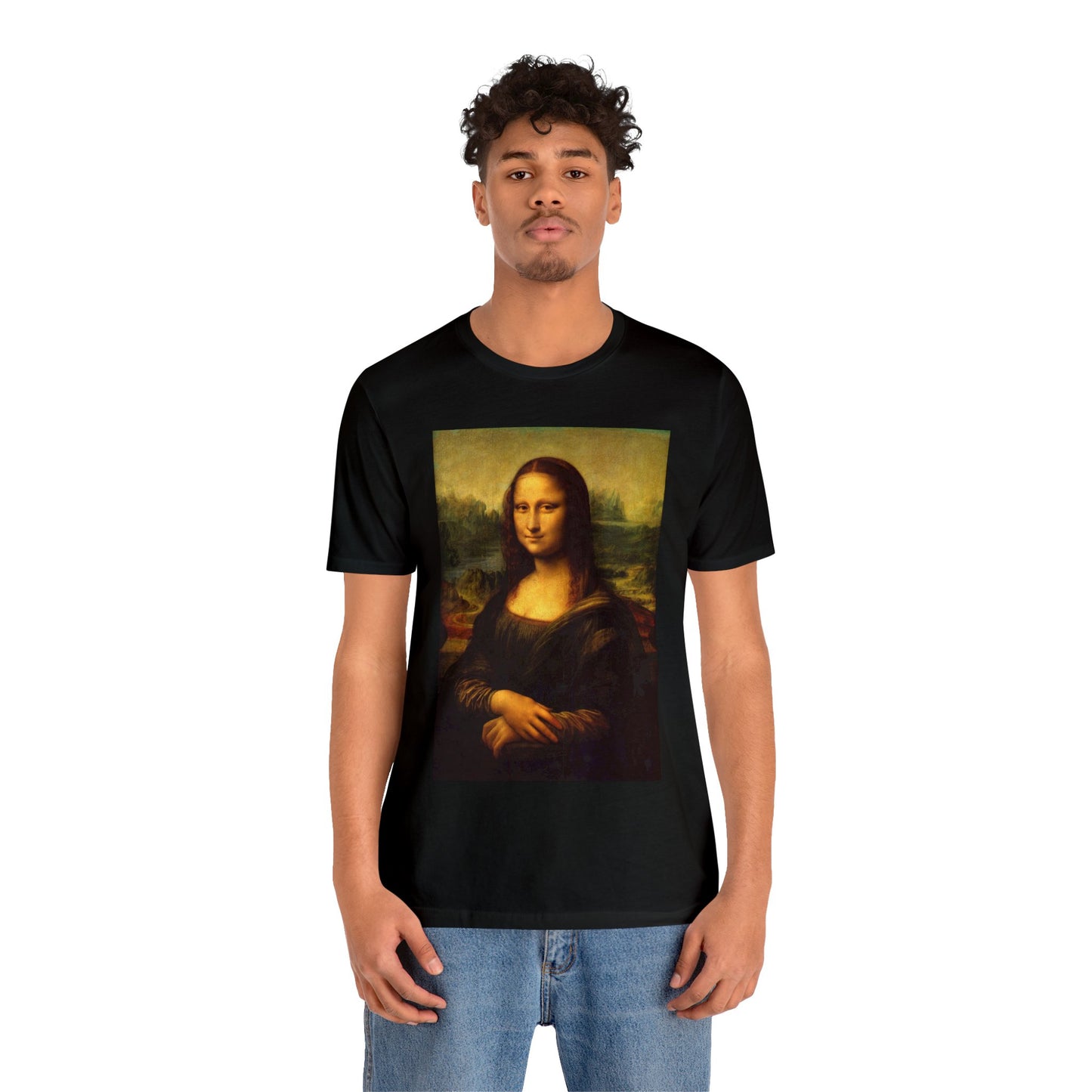 mona lisa Unisex Jersey Short Sleeve Tee