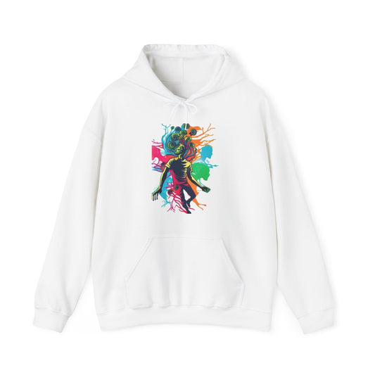 introspective trippy colorful Unisex Heavy Blend™ Hooded Sweatshirt