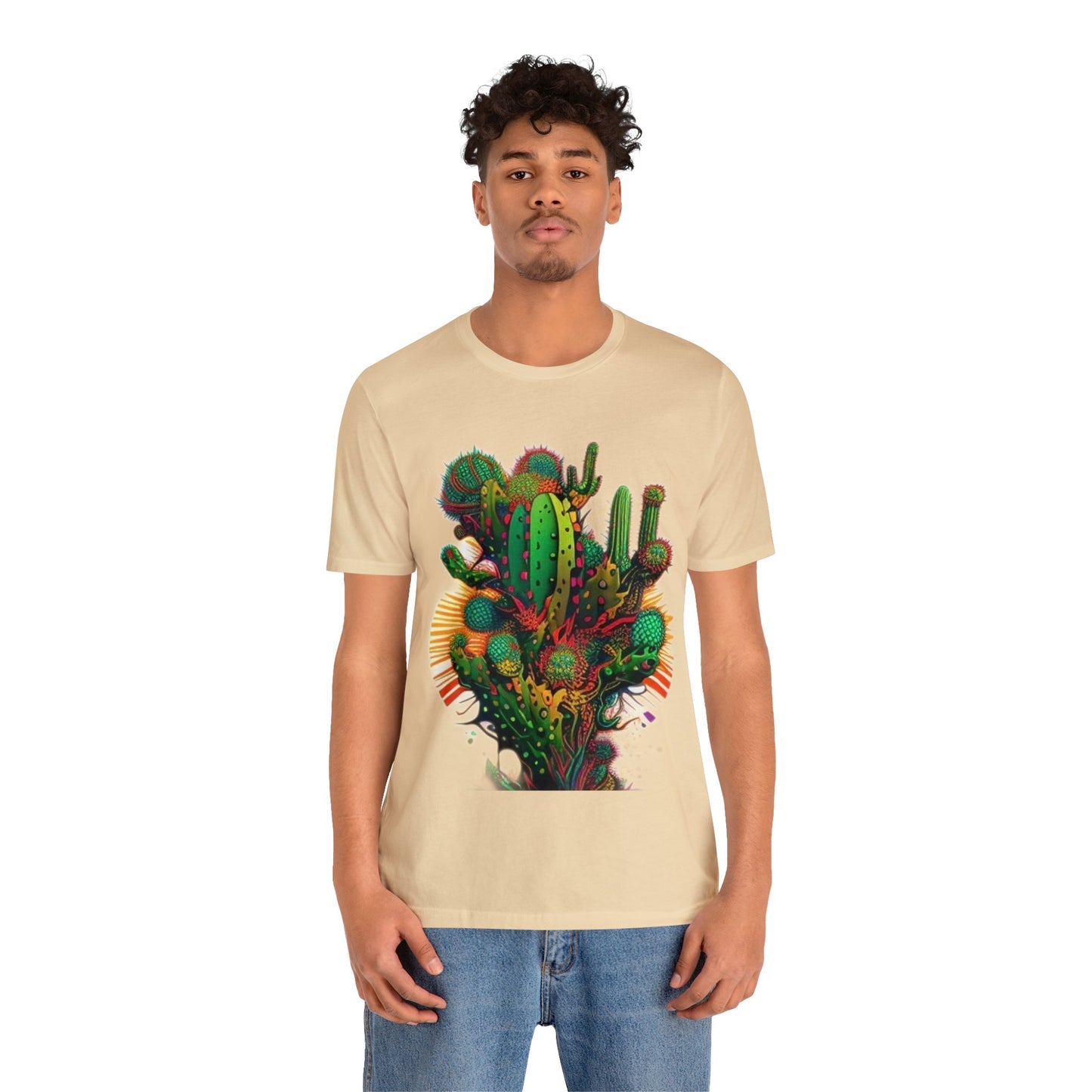 bright cactus Unisex Jersey Short Sleeve Tee