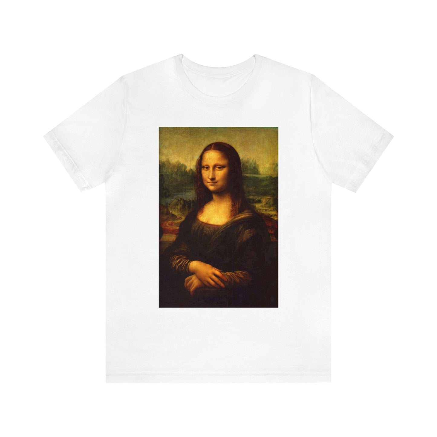 mona lisa Unisex Jersey Short Sleeve Tee